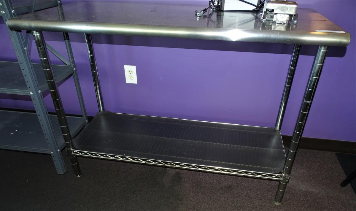 Stainless steel Prep table 24" X50"X35" High