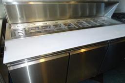 Coldteck SS Refrigerated Prep Table
