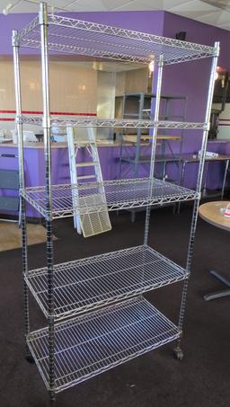 Stainless Steel Storage rack 75"X 36" X 18"