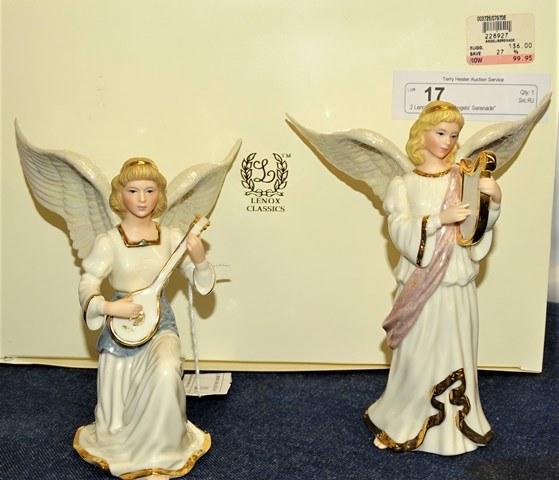 2 Lenox Figurines "Angels' Serenade" IB