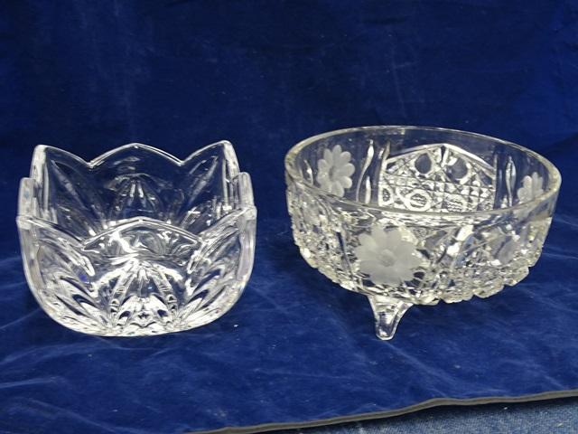 2 Crystal Bowls