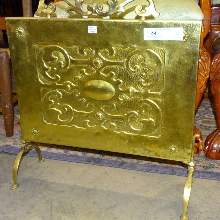 BRASS FIRE SCREEN