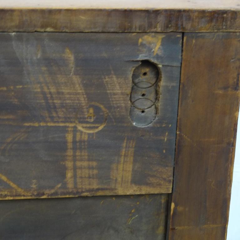 CIRC 1800'S CHERRY 4 DRAWER TENNESSEE CHEST