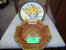 7 HOME DÉCOR COLLECTOR PLATES-NICE COLORS