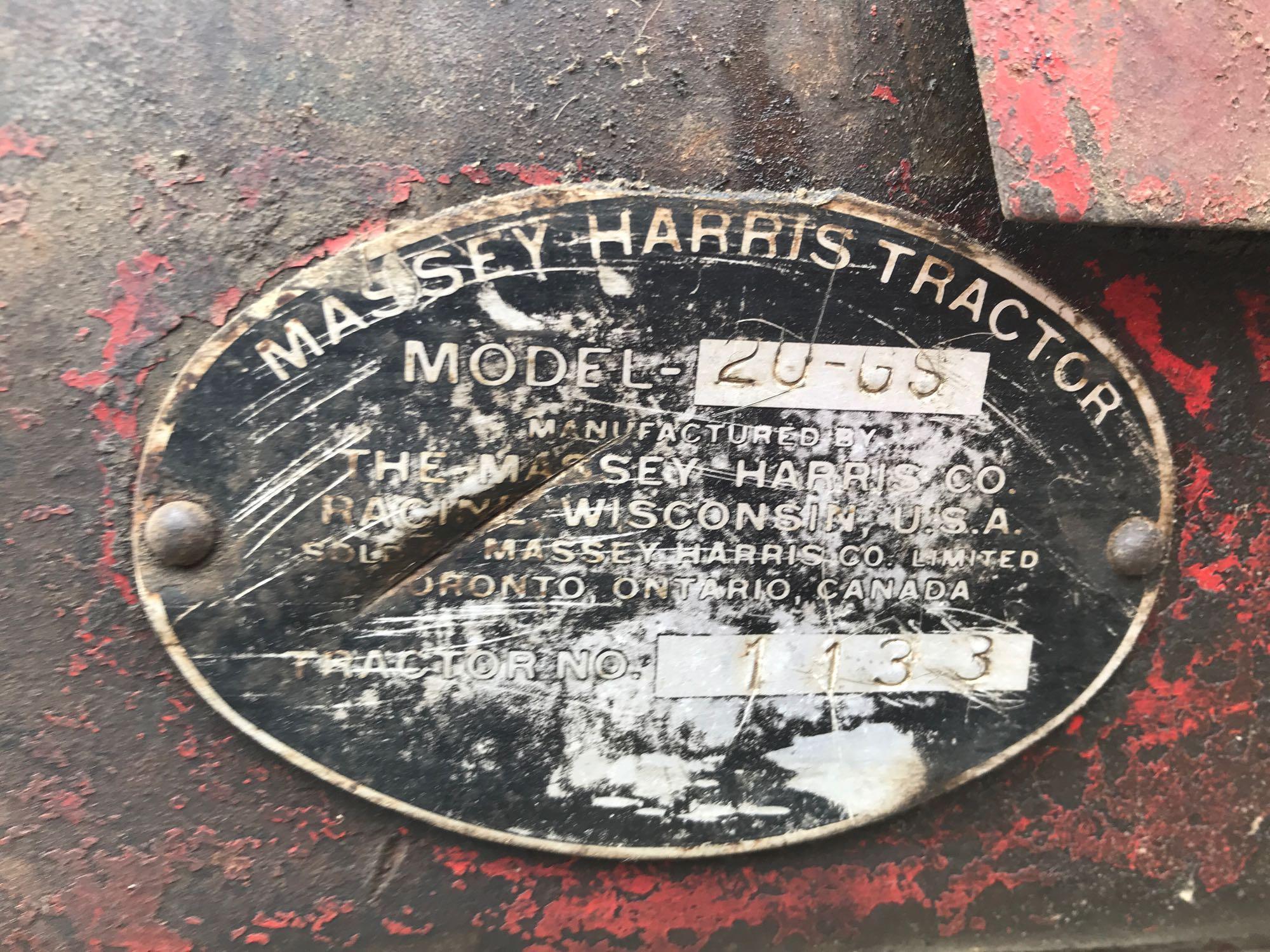 93506- MASSEY HARRIS TRACTOR