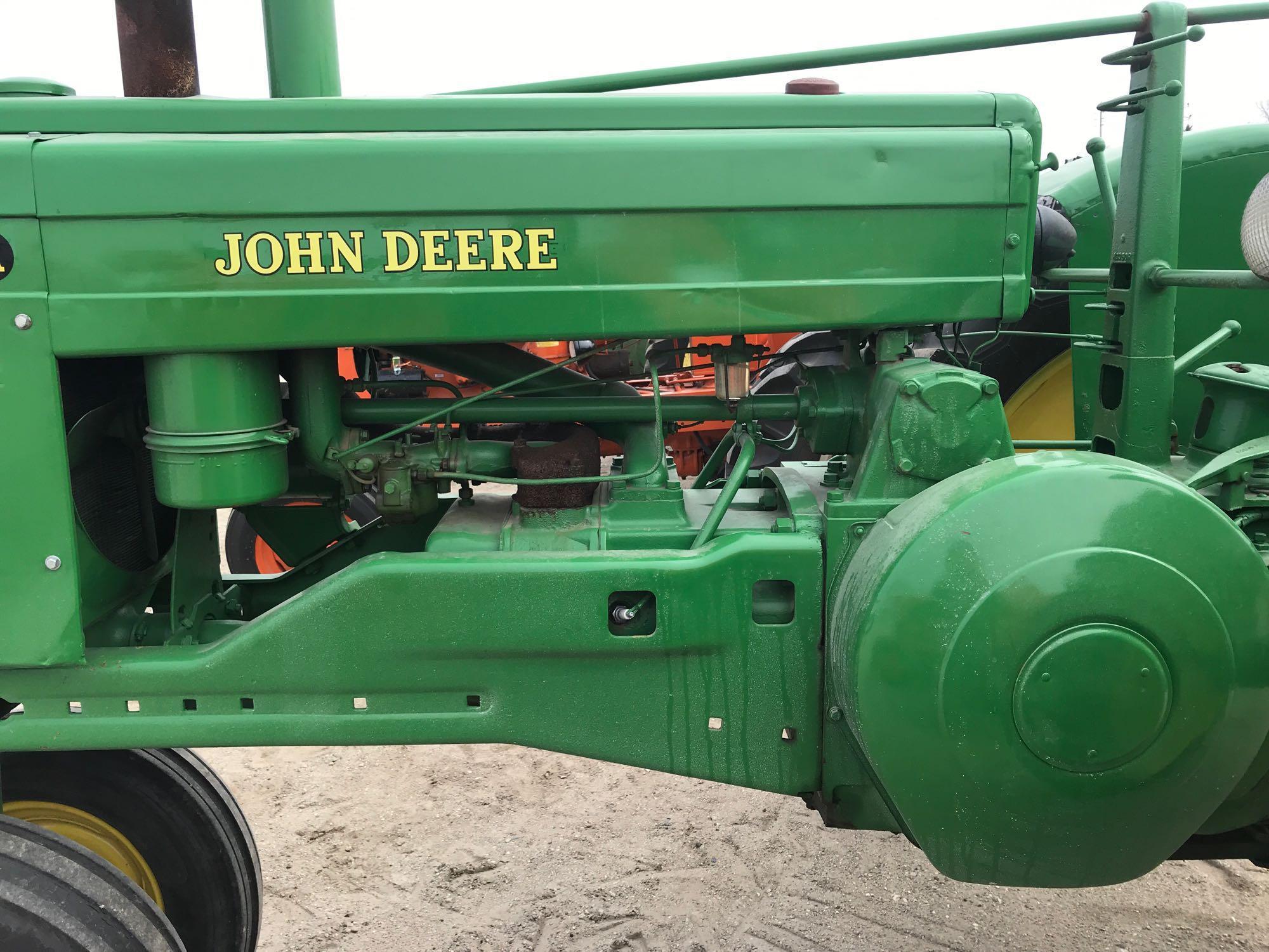 92701- JOHN DEERE A TRACTOR