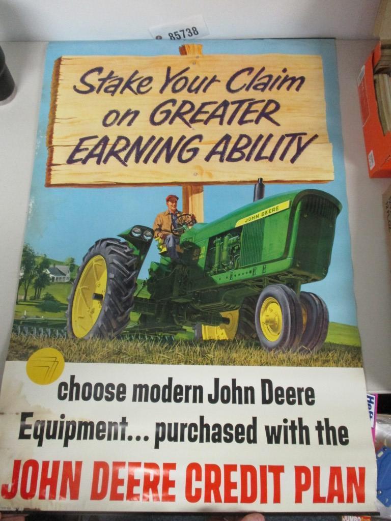 85738 - JD 4010 credit plan poster, 37 1/2" X 25"