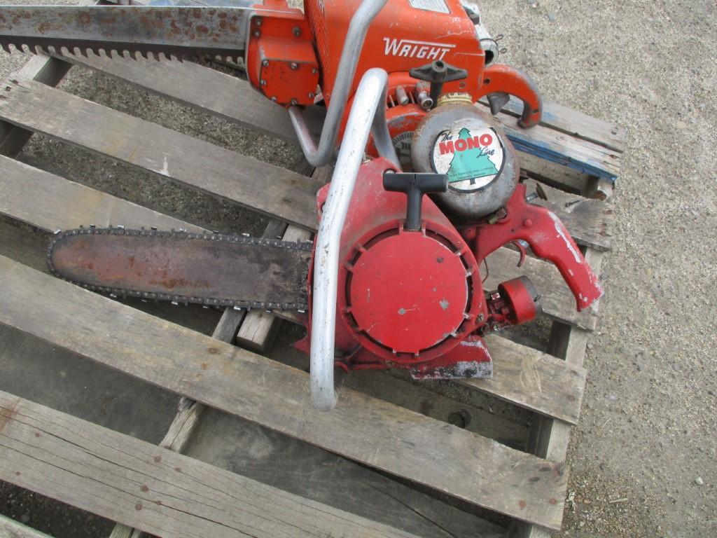 5304- PALLET OF (3) CHAIN SAWS
