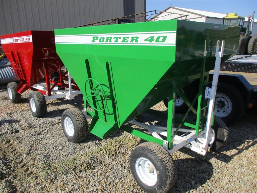 98753 - PORTER GREEN MINI GRAVITY WAGON