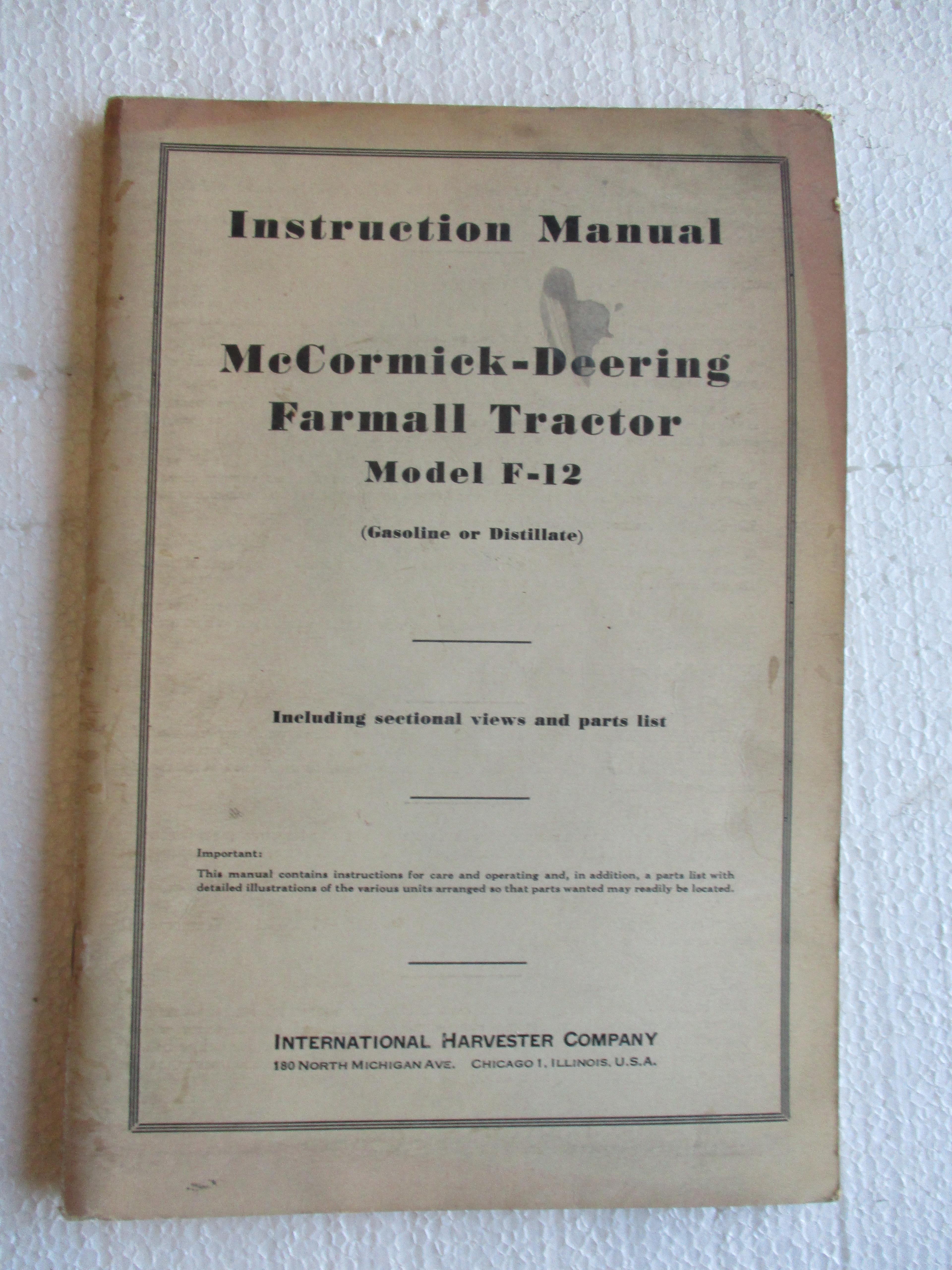 10151- (9) MISC. IH MANUALS