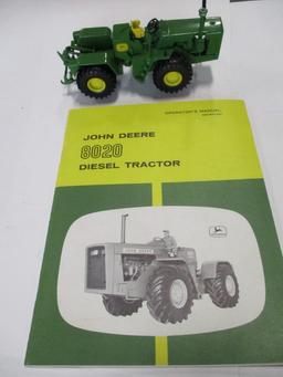 4224-JD 8020, 1/16TH WITH ORIGNAL JD 8020 OPERATORS MANUAL