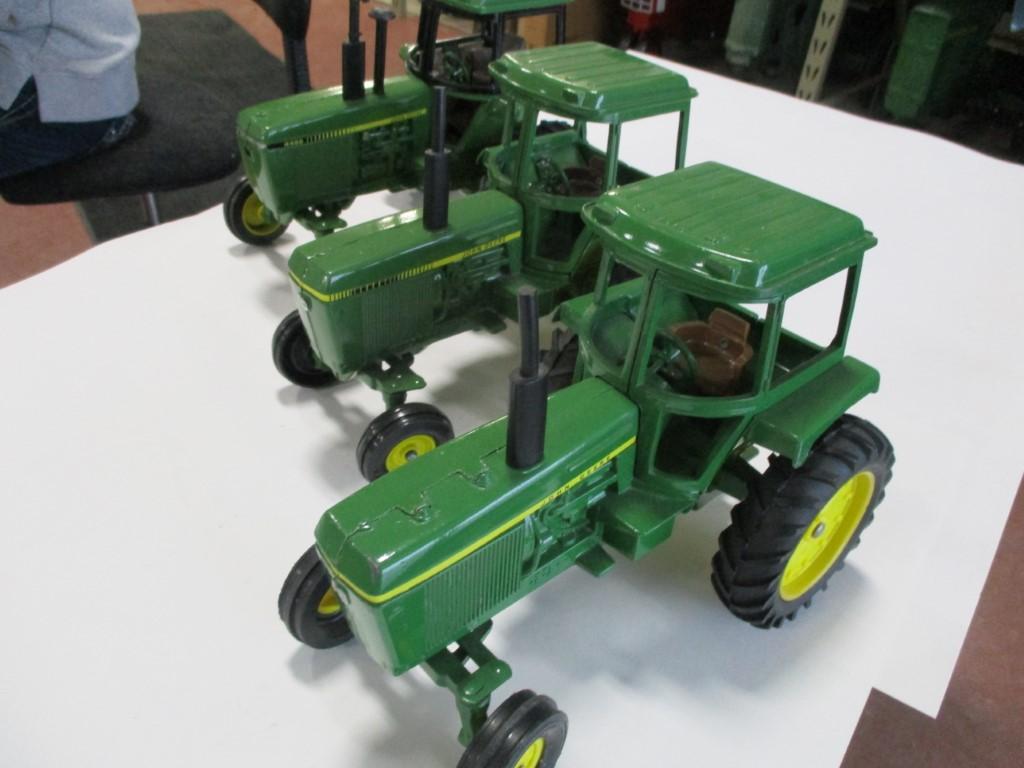 4298- (3) ORIGINAL JD 30 SERIES, 40 SERIES, 50 SERIES TRACTORS, 1/16TH SCALE