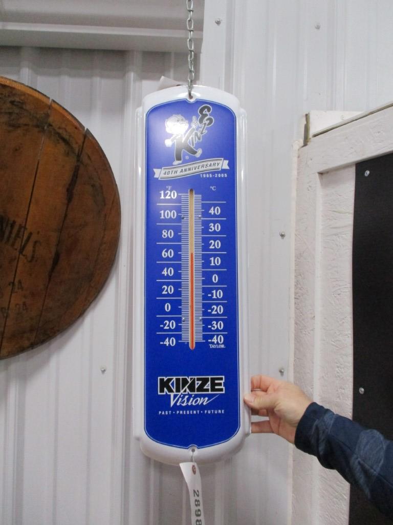 2898- KINZE 40TH ANNIVERSARY THERMOMETER 26"