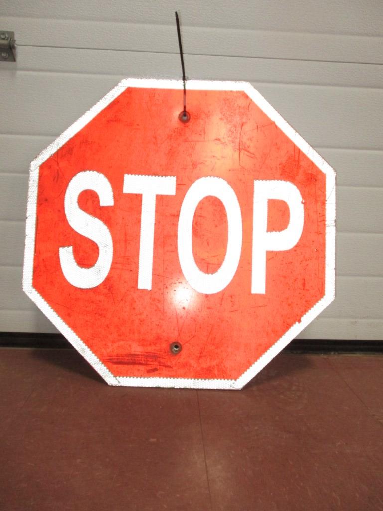 2934- 24" SQUARE (2) STOP SIGNS