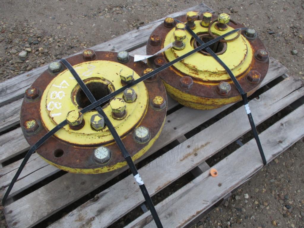 4881-SET OF JD DUAL HUBS, 10 BOLT