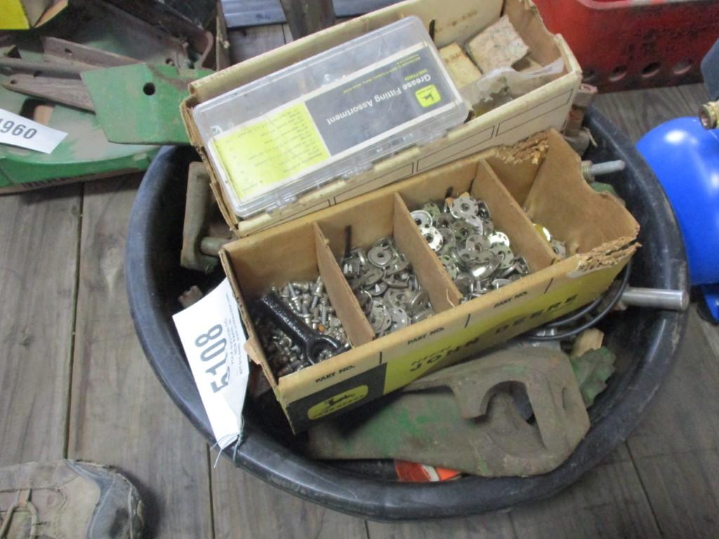 5108-BUCKET OF MISC JD PARTS