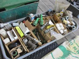 5109-LARGE LOT OF JD HYDRAULIC PARTS