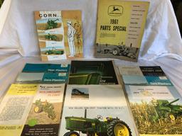 (10) 1960's JD Brochures