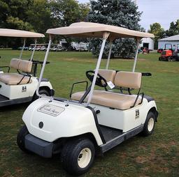 9771- 2005 YAMAHA MODEL G22A GAS POWERED GOLF CART W/CANOPY