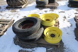 10774- (7) MISCELLANEOUS TIRES AND RIMS