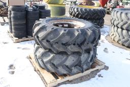 10797- PAIR OF 14.9 X 24 MISMATCHED TIRES