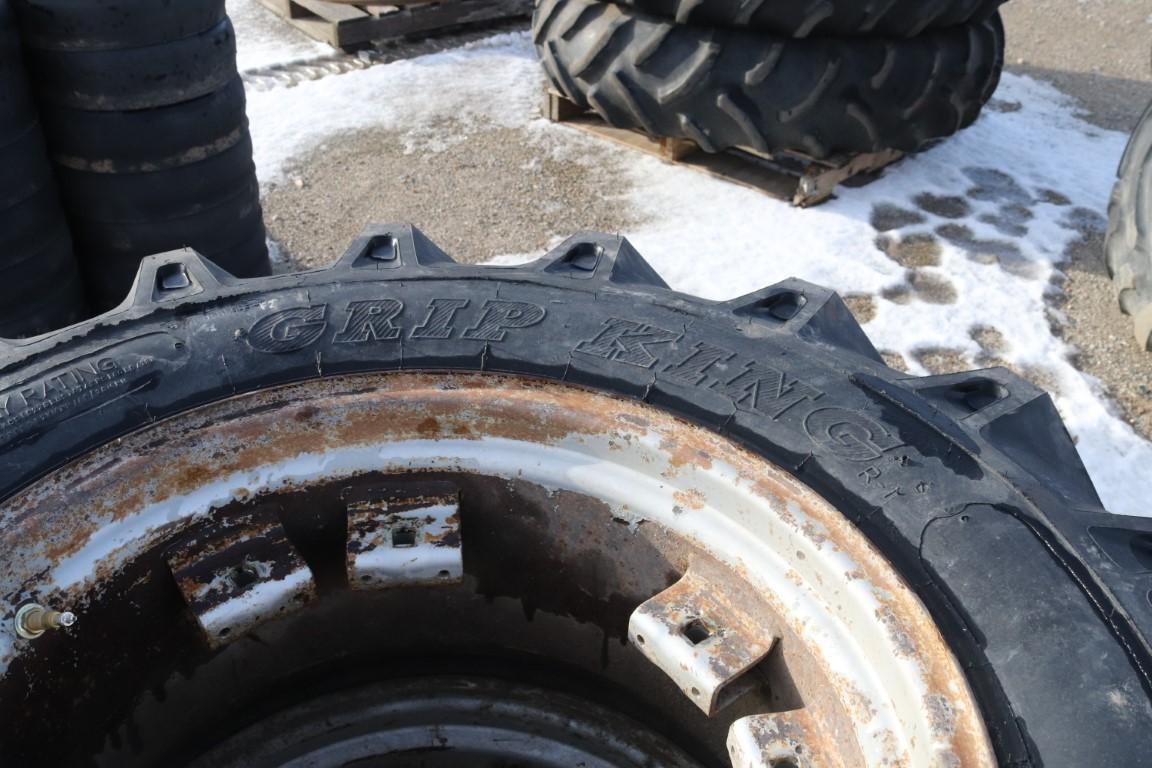 10797- PAIR OF 14.9 X 24 MISMATCHED TIRES