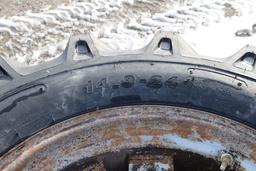 10797- PAIR OF 14.9 X 24 MISMATCHED TIRES