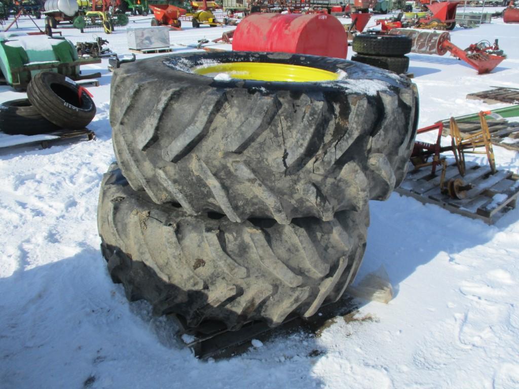 11395- (2) 18.4 X 26 TIRES