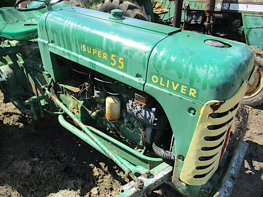 14317-OLIVER SUPER 55 TRACTOR