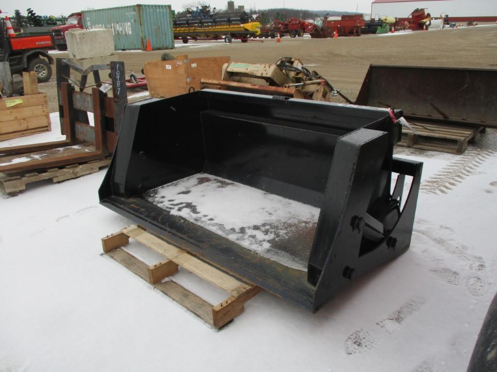 10989- HYDRAULIC DUMP SKID STEER BUCKET