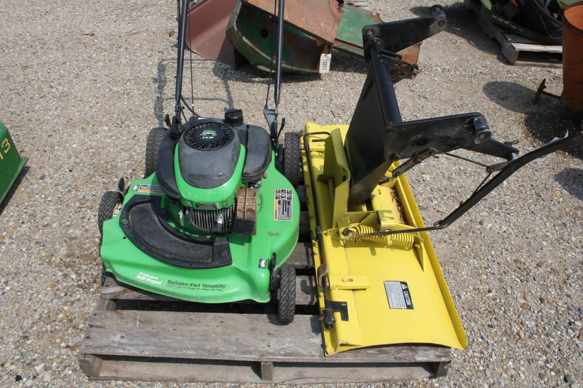 16009-PUSH MOWER / JD SNOW BLADE