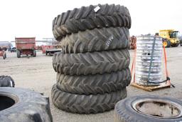 22174-(4) 18.4x46 & (1) 18.4x38 TIRES