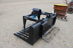 SKIDSTEER GRAPPLE BUCKET - 76", SINGLE CYLINDER