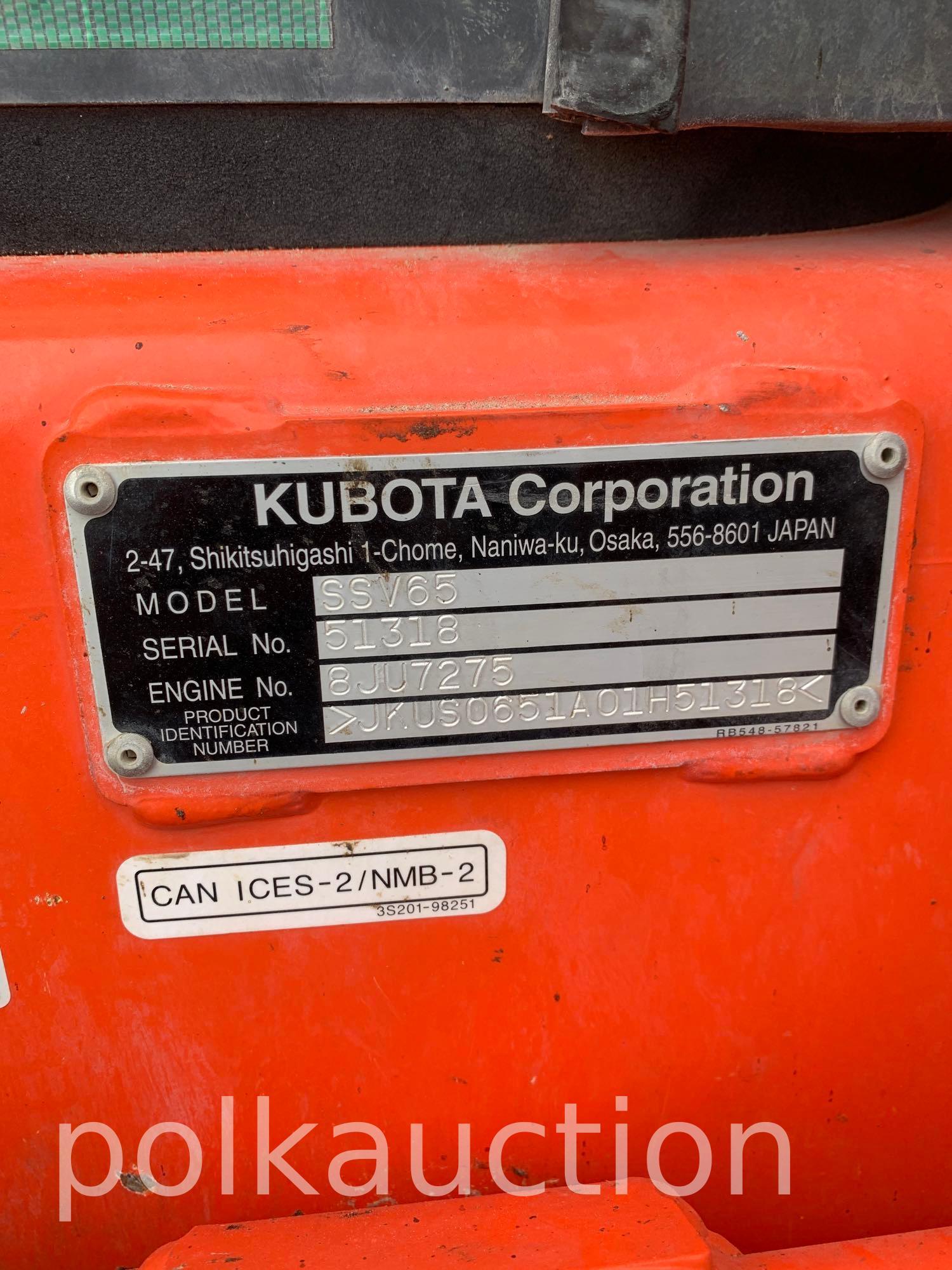 2019 Kubota Skid Steer - SSV 65