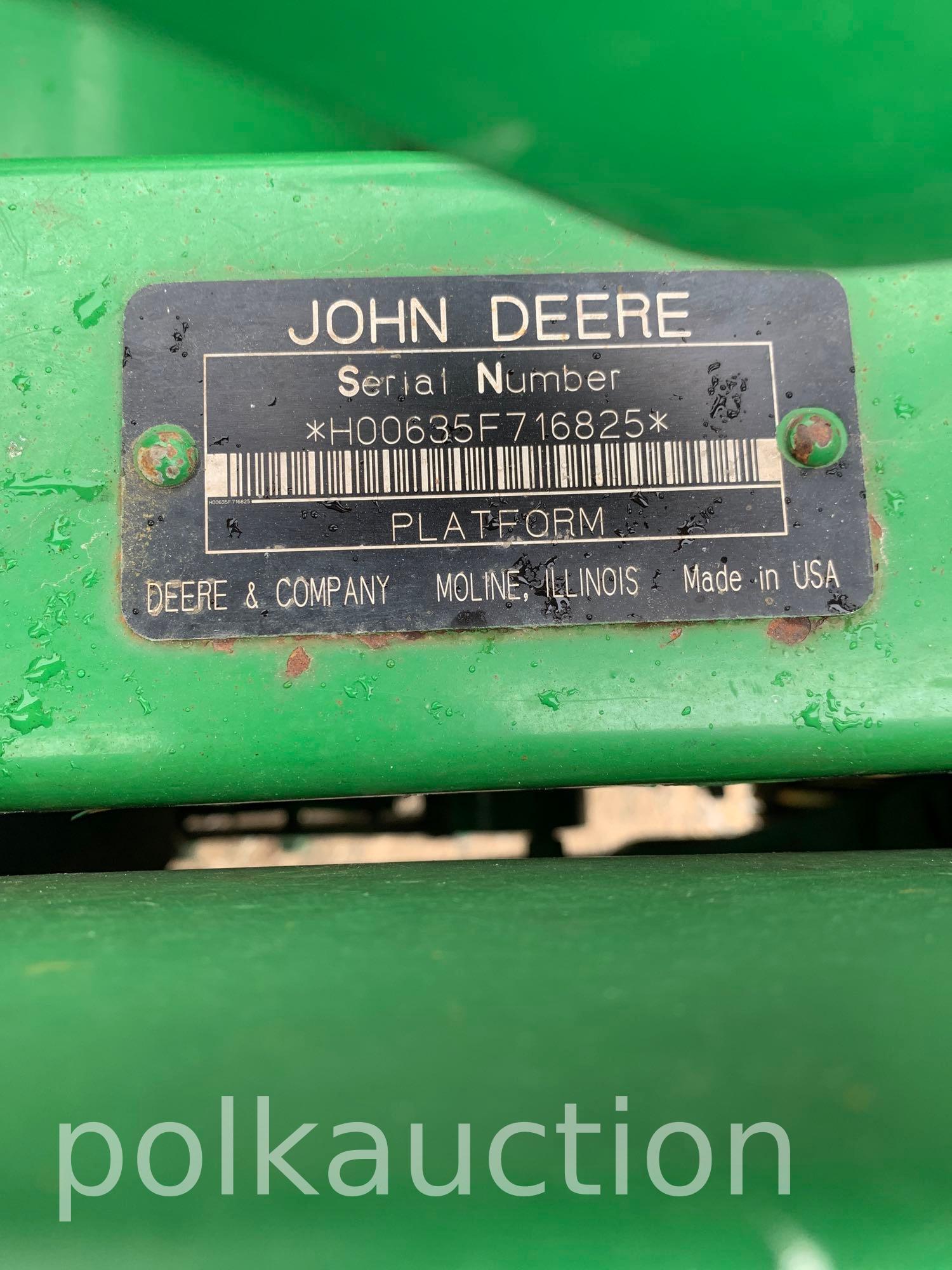 2006 John Deere 635F Hydraflex Grain Table