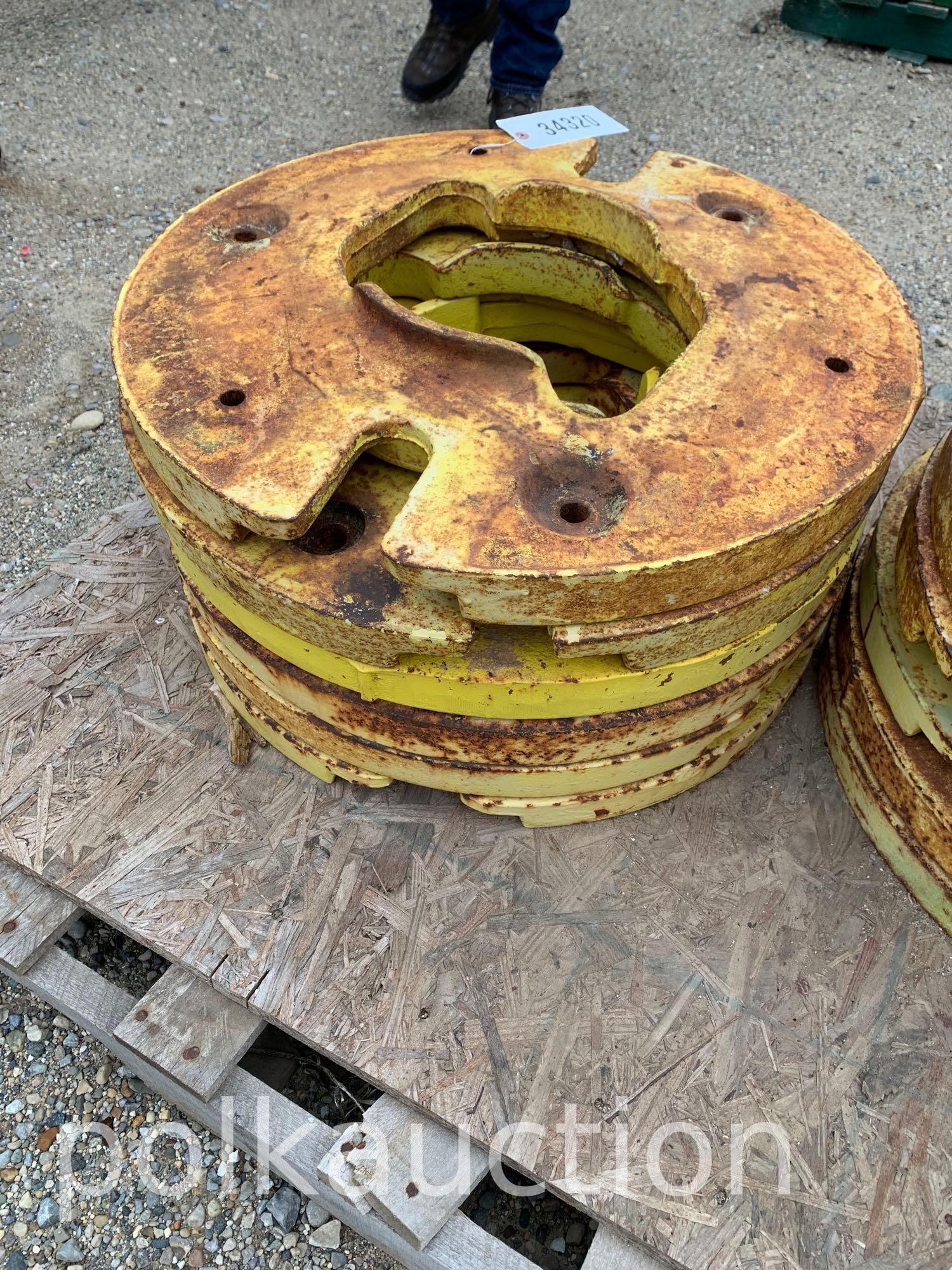 6 -John Deere Rear Wheel Weights