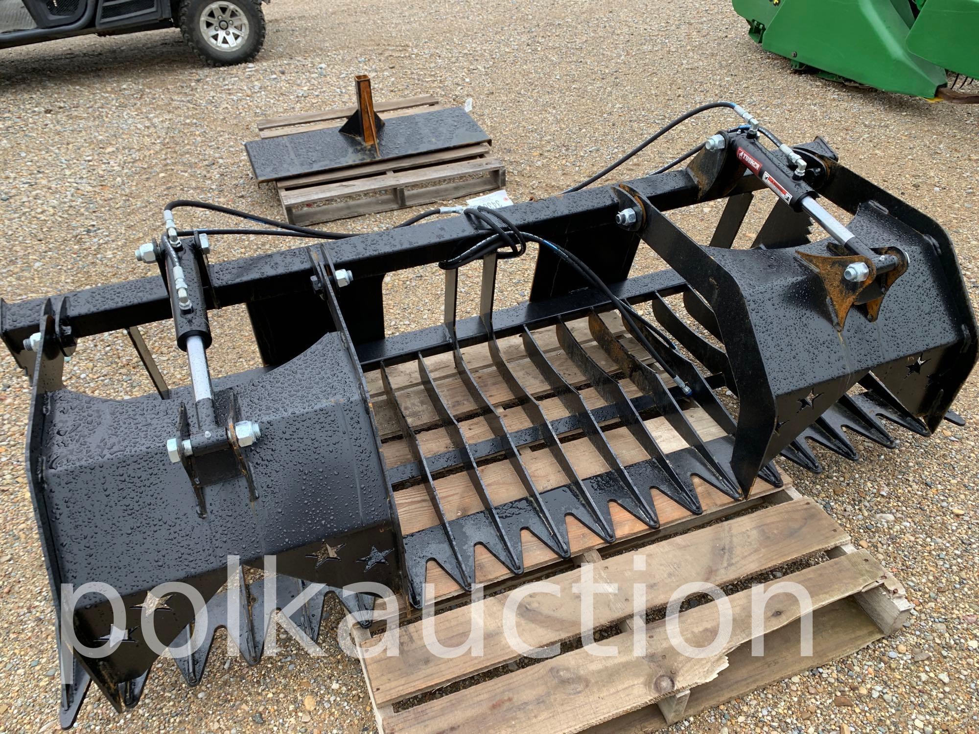 Skid Steer Grapple Bucket