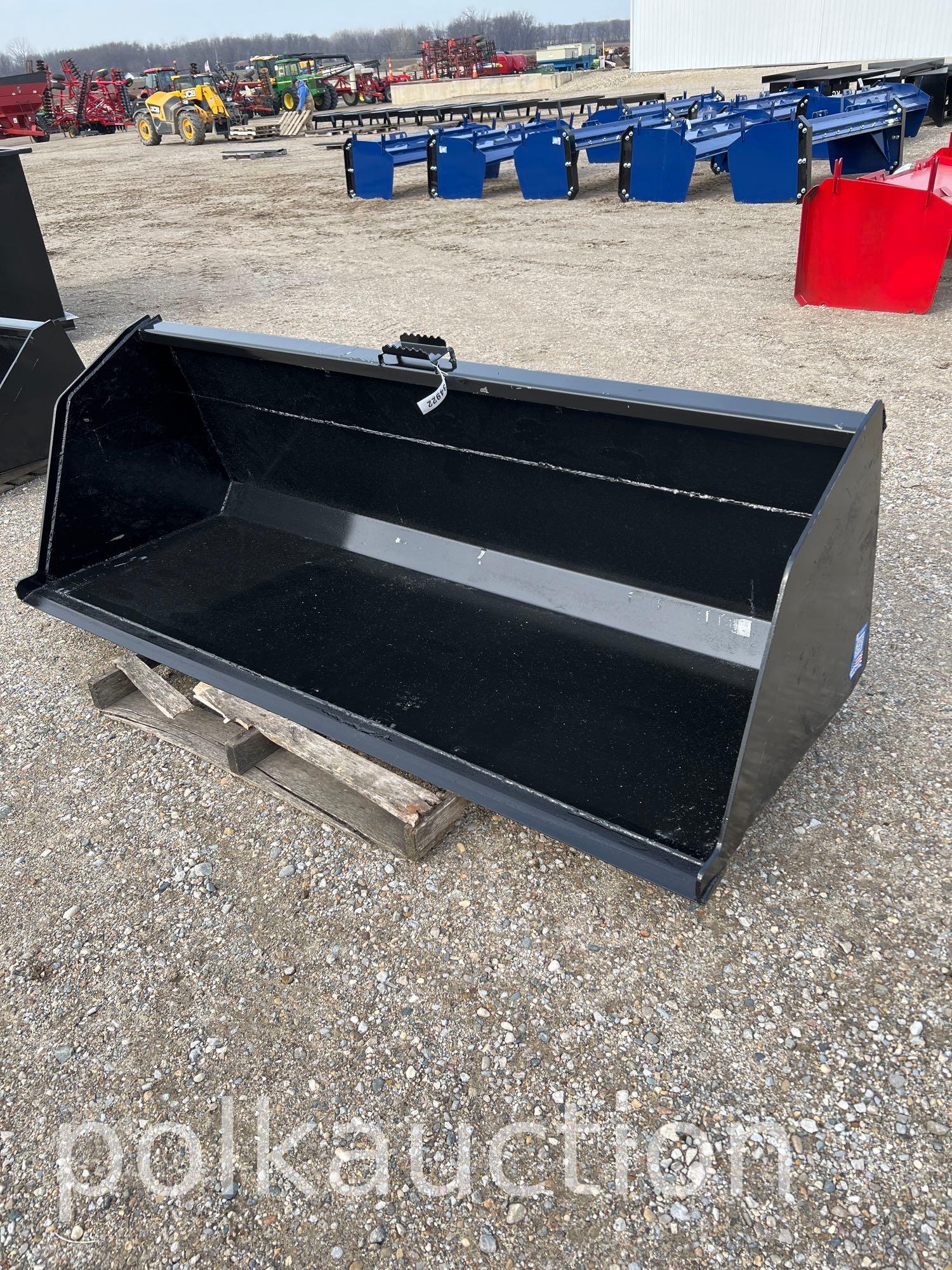 90" Skid Steer Snow/Litter Bucket