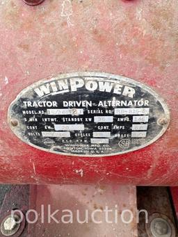 Winpower 20 KW 540 PTO Generator on Cart
