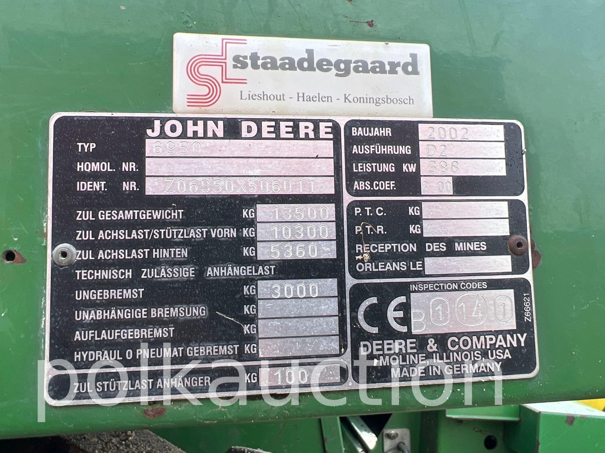JD 6950 Forage Harvester (2002)