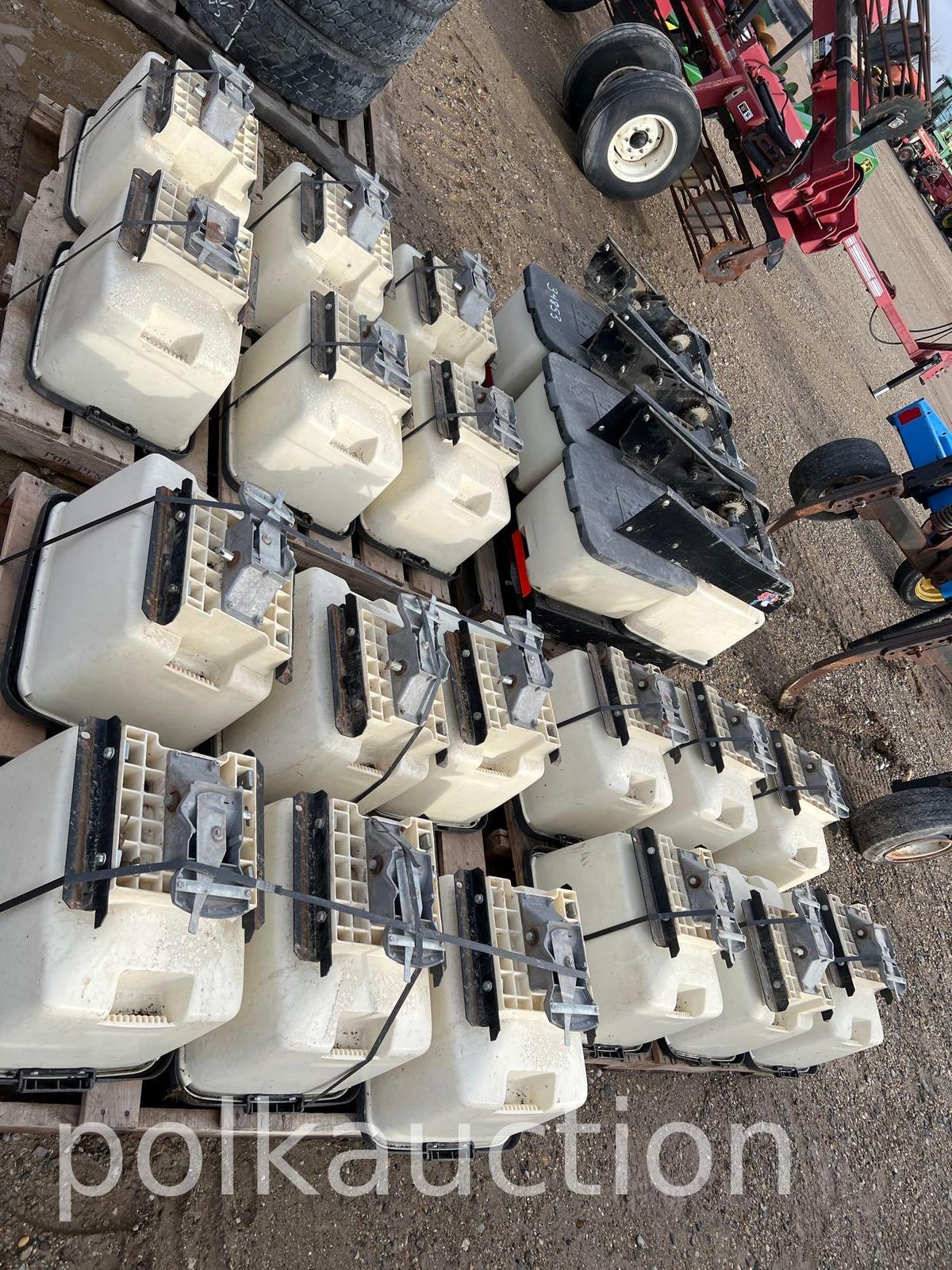 (24) Kinze 3000 Row Unit Insecticide Boxes