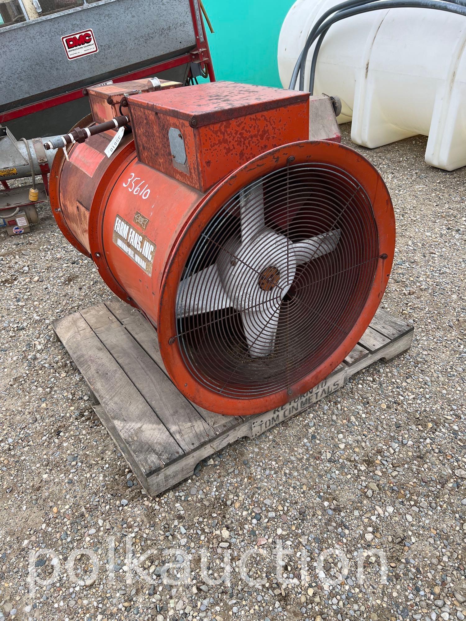 Farm Fans Grain Bin Fan