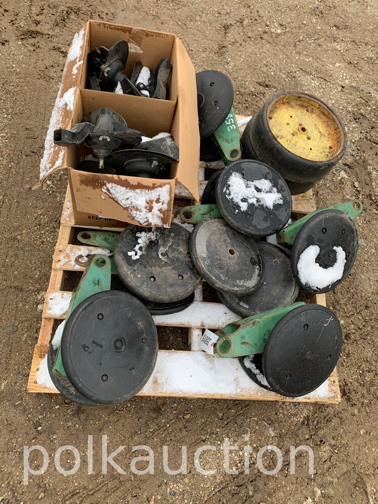 Skid of Misc. JD 7000 Planter Parts