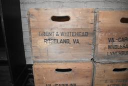 30548- (35) FRUIT BOXES FROM DIFFERENT VIRGINIA TOWNS