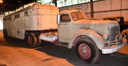 4623-(1949) INTERNATIONAL KB-8 TRUCK w/ 32' TRAILER