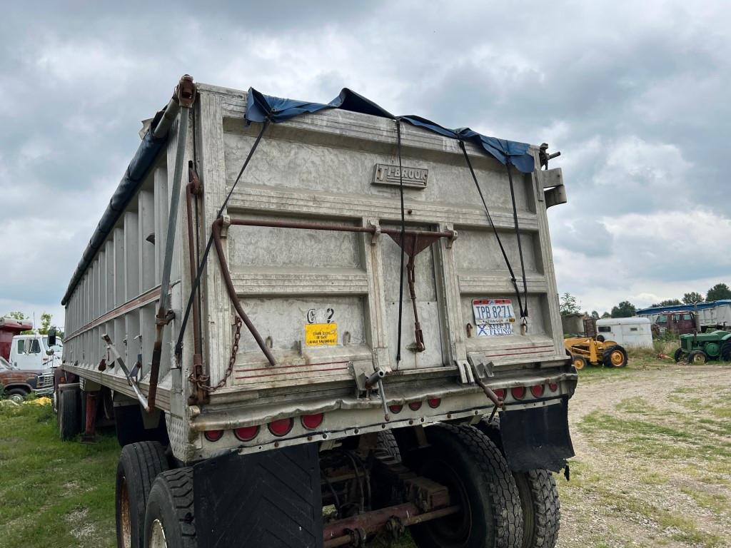 32044-(1988) TI 40' ALUMINUM DUMP TRAILER