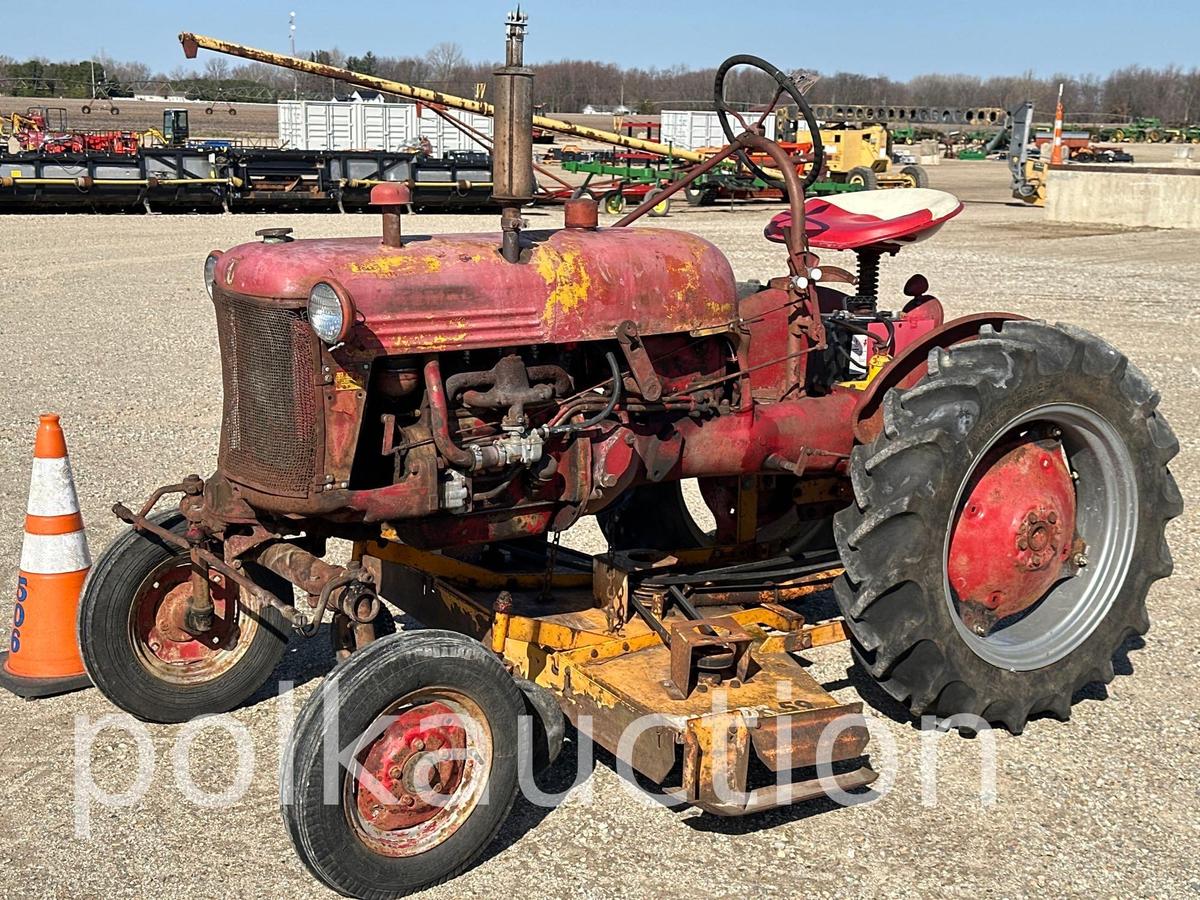 3207-FARMALL CUB w/ WOODS 59 BELLY MOWER (SN# 122192)