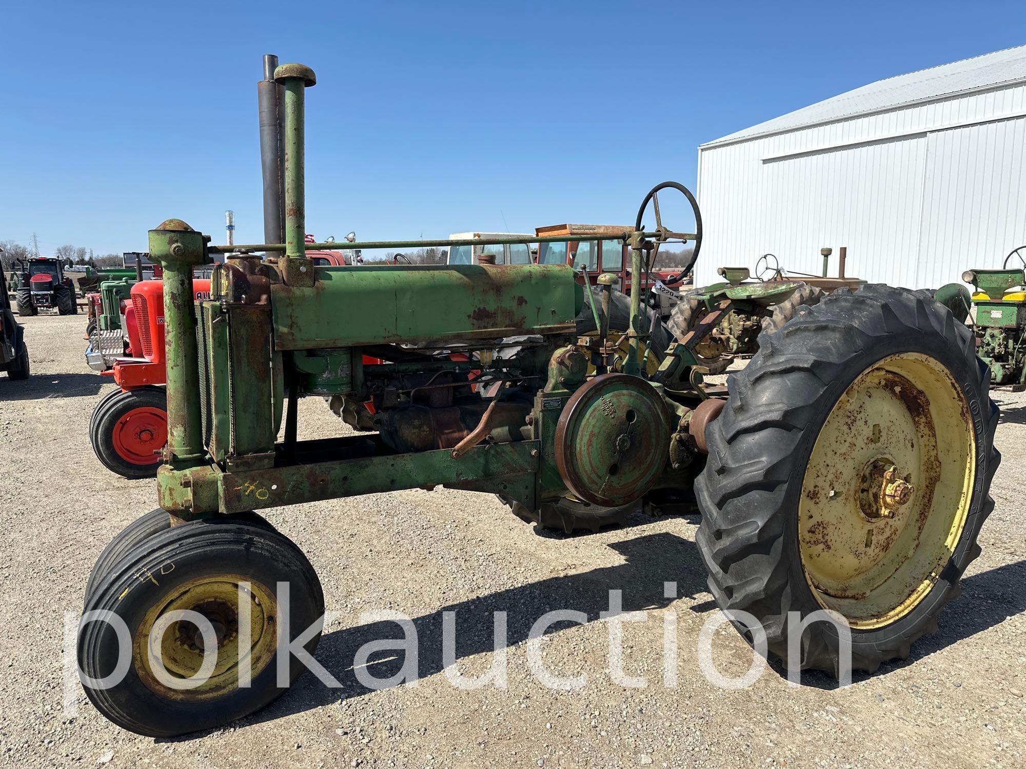 3220-JOHN DEERE A UNSTYLED (SN# 444058)