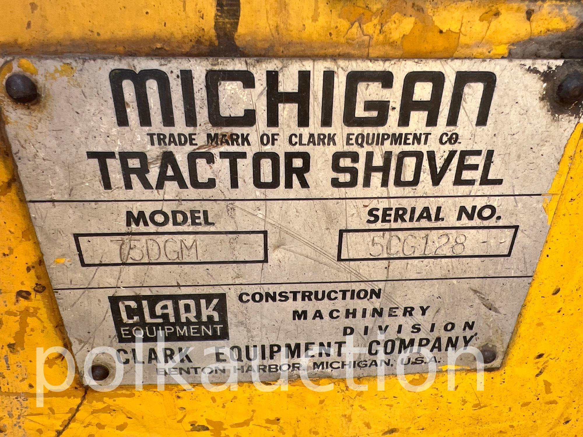 3711-MICHIGAN 75DGM FRONT END LOADER (SN# 5CG128)