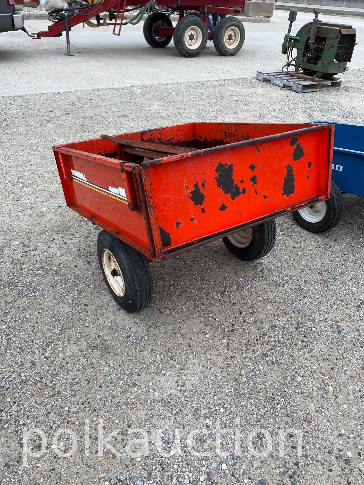 3887-INGERSOLL 1000HI HAUL - LAWN AND GARDEN CART